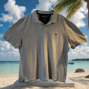 Pre Owned Men’s Nautica Classic Fit 100% Cotton Polo Sz XL Golf Tennis Style